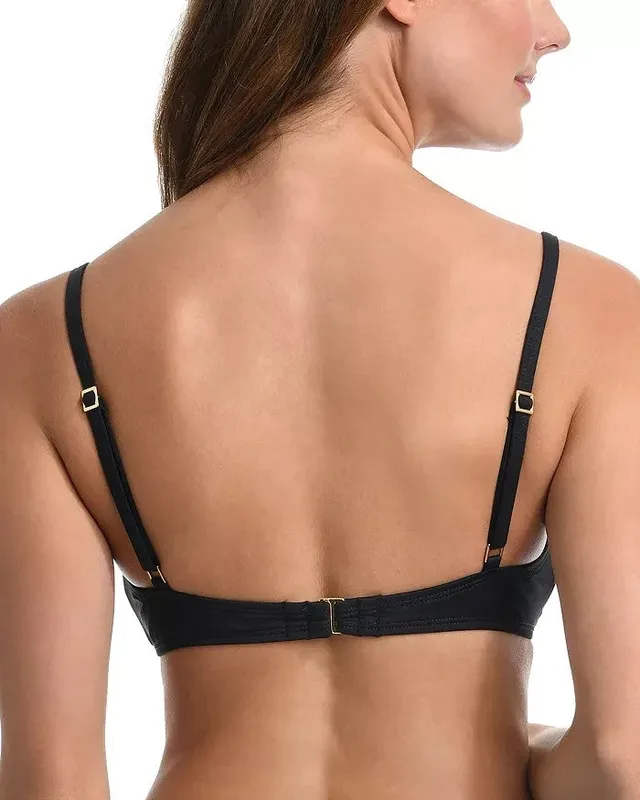 Sweetheart Wrap Front Molded Cup Bikini Top