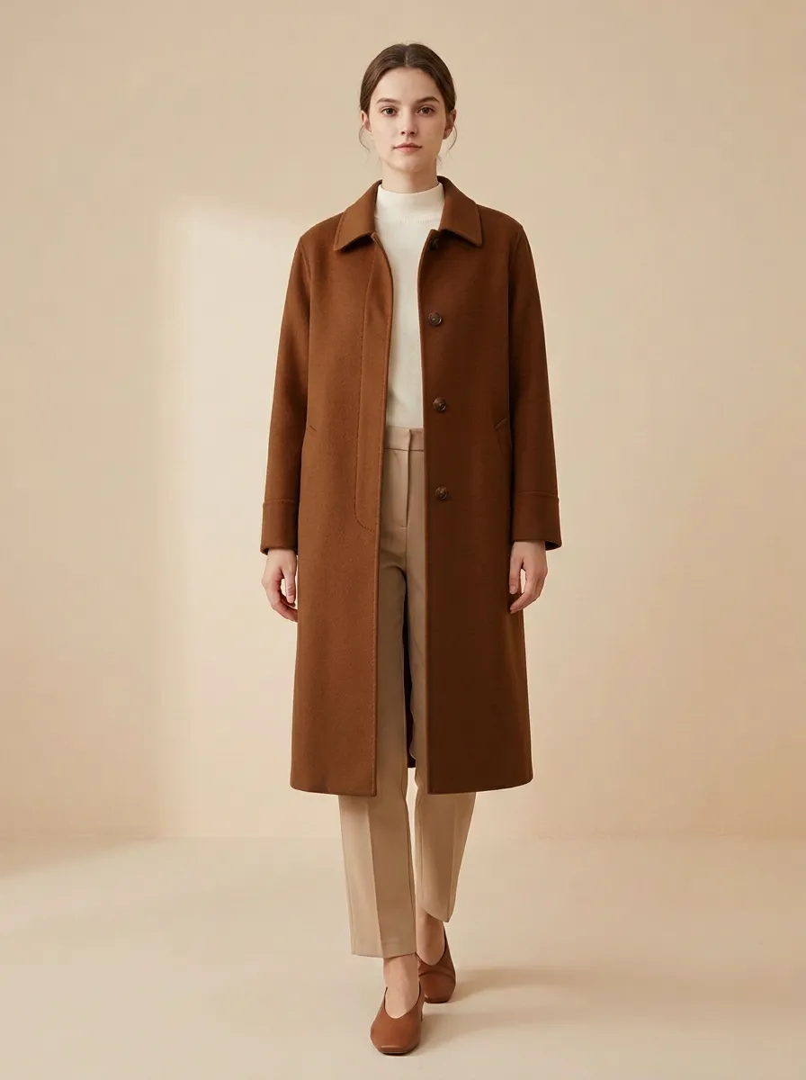 Utility Wool-Blend Outerwear Coat