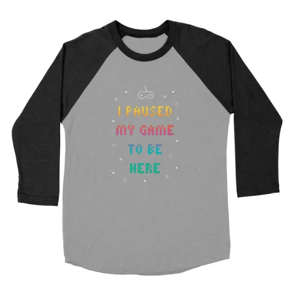 Men's Casual Colorful Art Letter Print Round-Neck Long-Sleeve T-Shirt