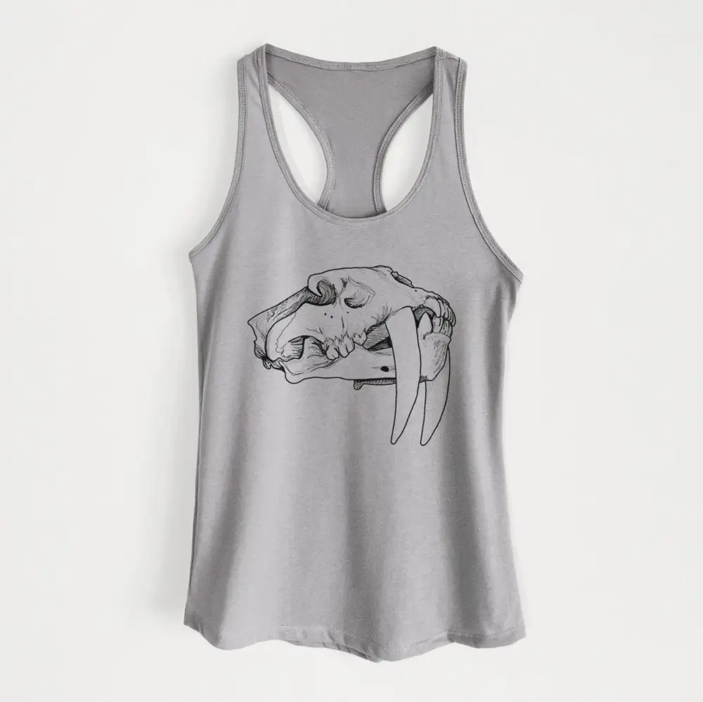 Saber-toothed Tiger Skull Tank Top