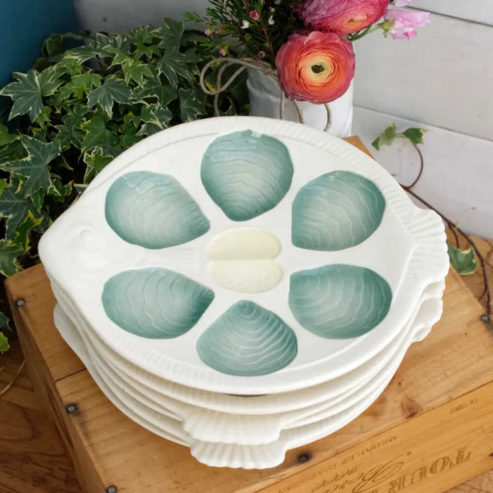 Classic Porcelain Oyster Plate