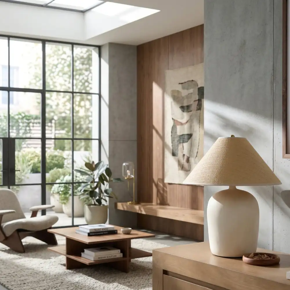 Empire Seagrass Table Lamp