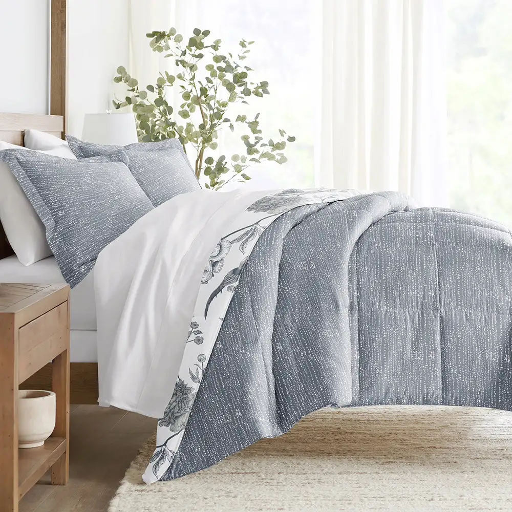Botanicals Reversible Down Alternative Comforter Set