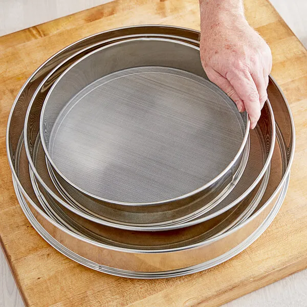 Space-Saving Stainless Steel Sieve