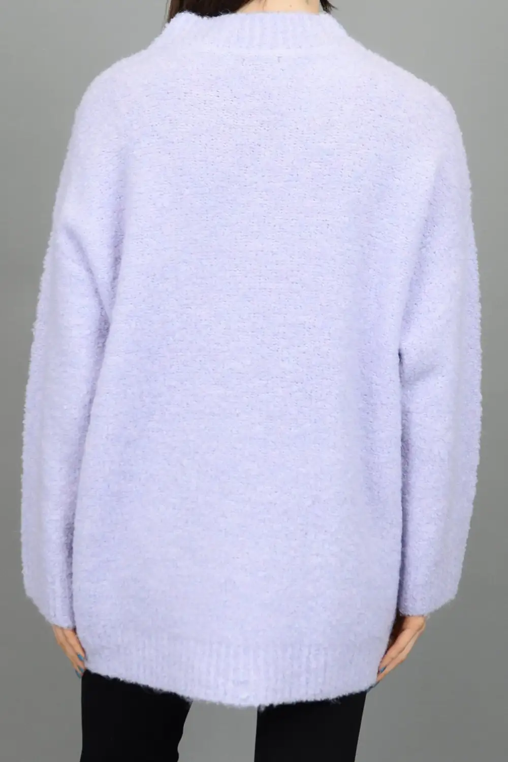 V Neck Oversized Relaxed Pullover Sweater
