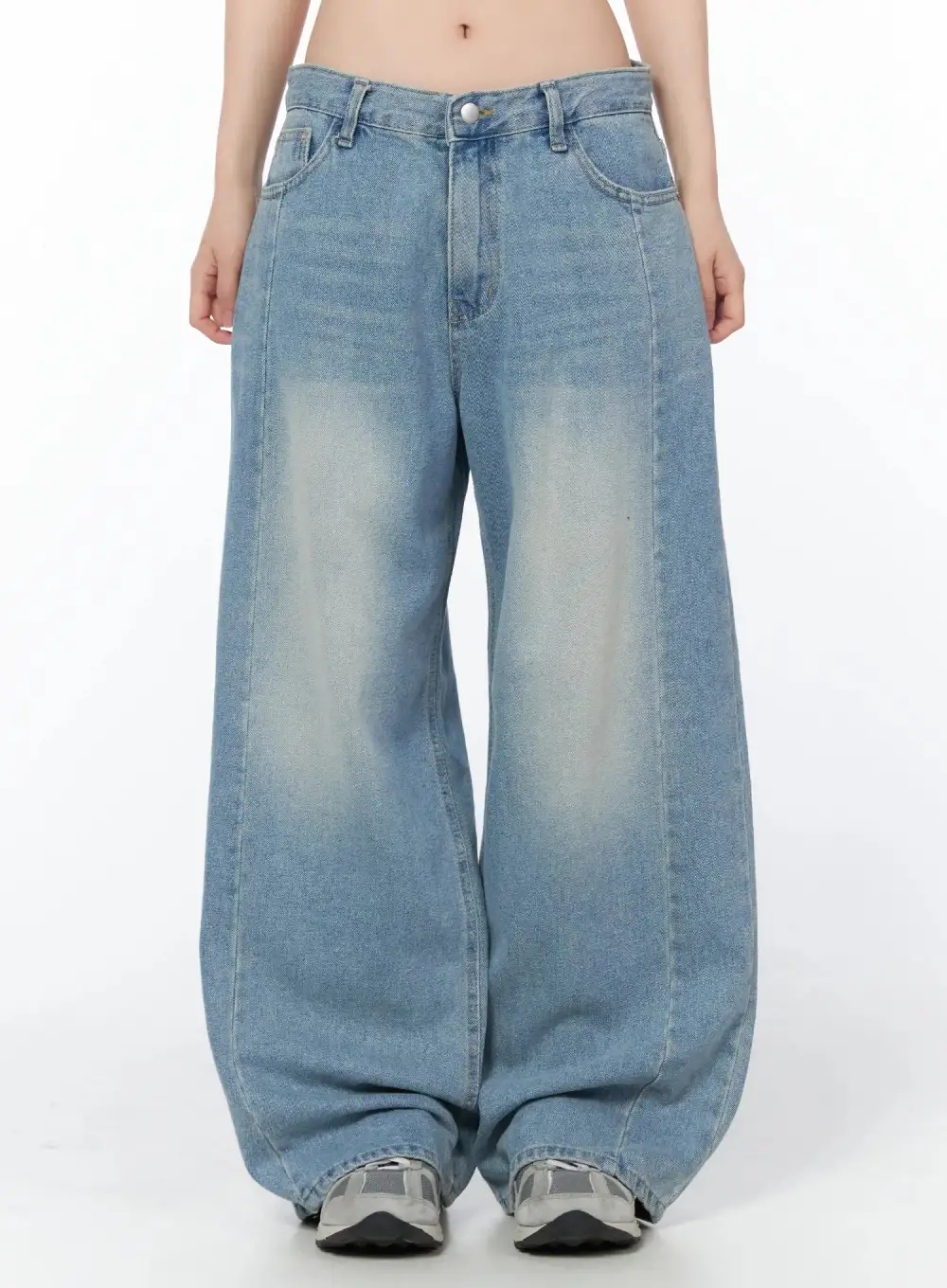 Wide-Fit Relaxed Fit Wide Leg Jeans