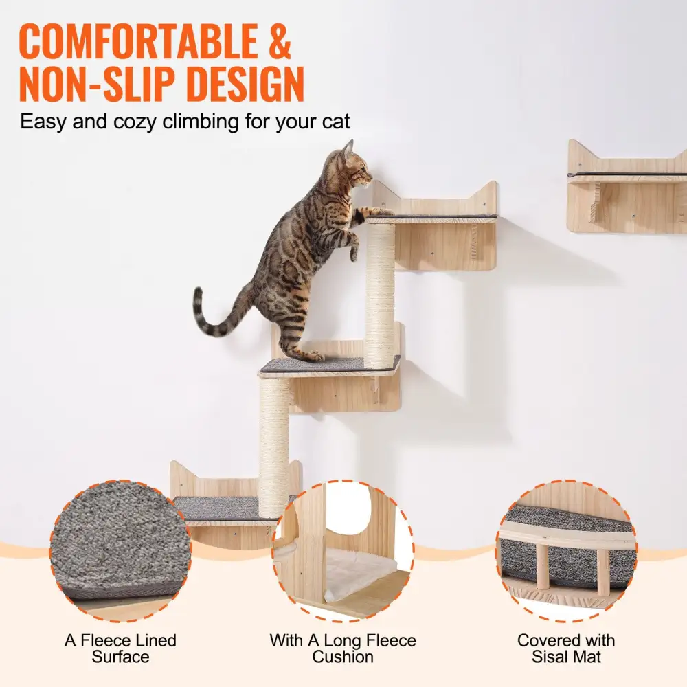 Wall Mounted Cat Shelves
