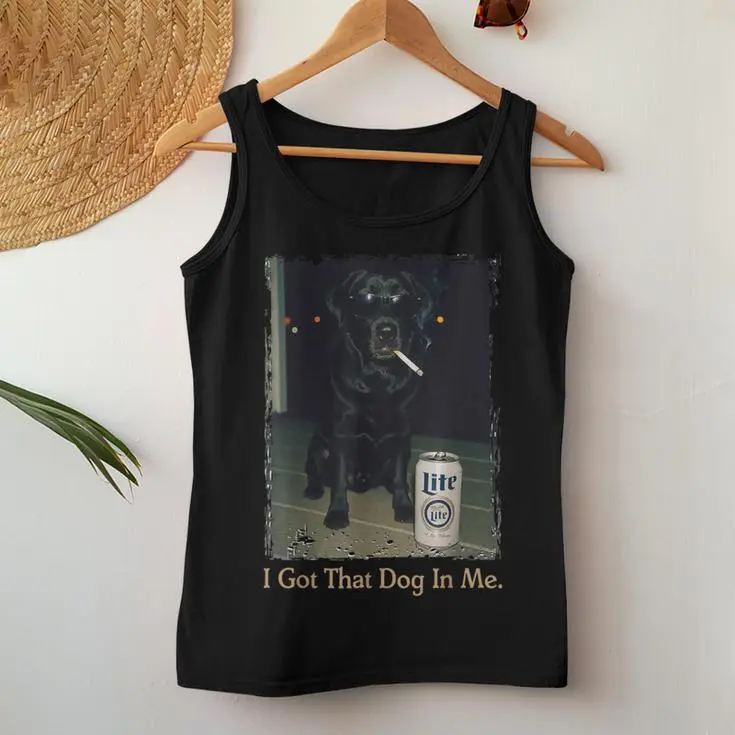 Black Lab Labrador Dog Women Tank Top