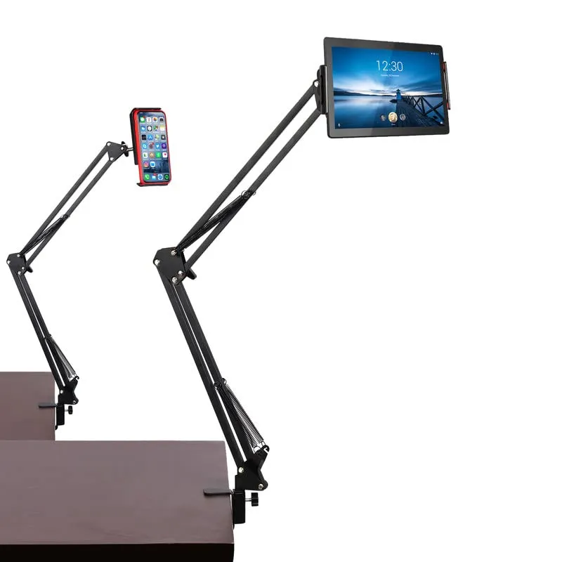 Lazy Arm Bracket for Both Mobiles and Tablets Stand/ Crain Type