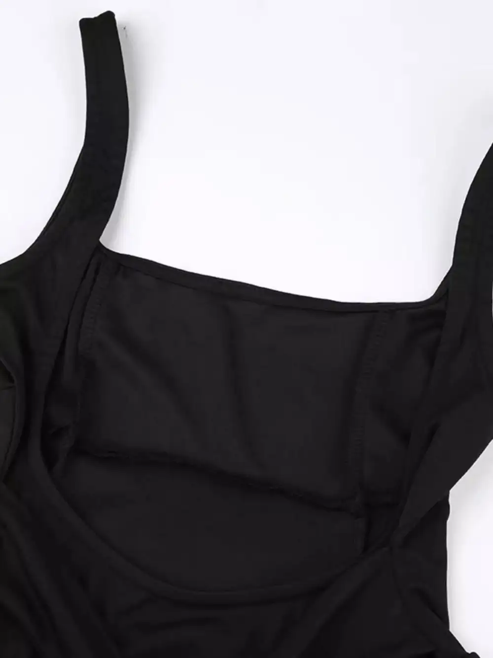 Square Neck Sleeveless Mini Dress