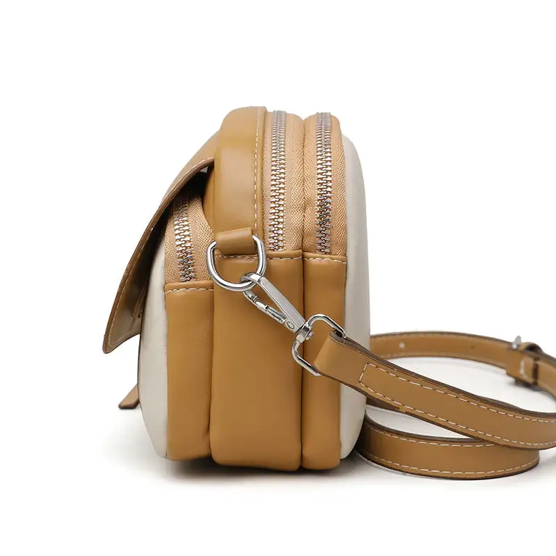 Structured Compact Round Crossbody Bag