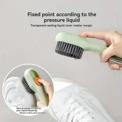 Soap-Dispensing Cleaning Brush