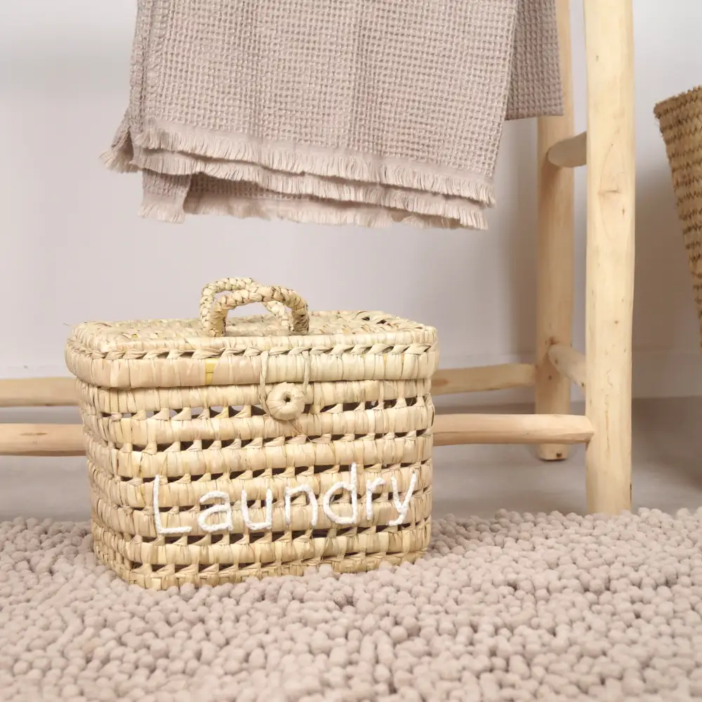 Personalized Palm Leaf Vanity Case