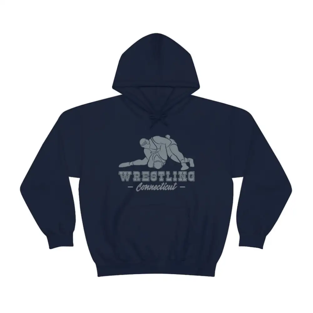 Varsity Style Wrestling Graphic Pullover Hoodie