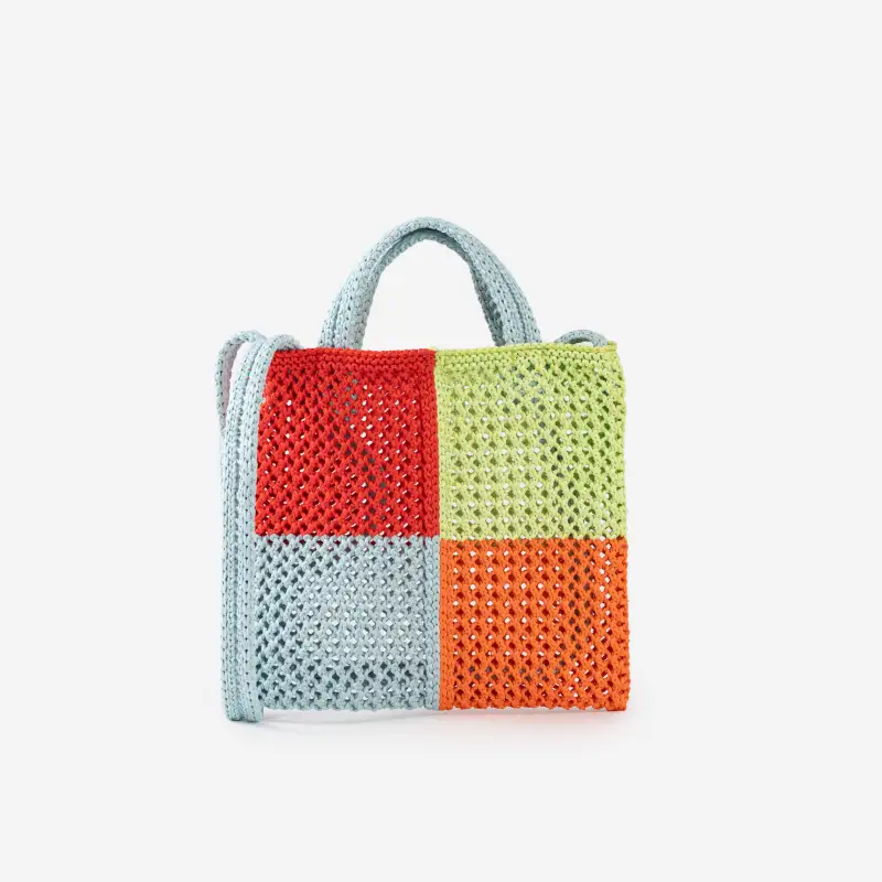 Modern Raffia Textured Everyday Tote Bag