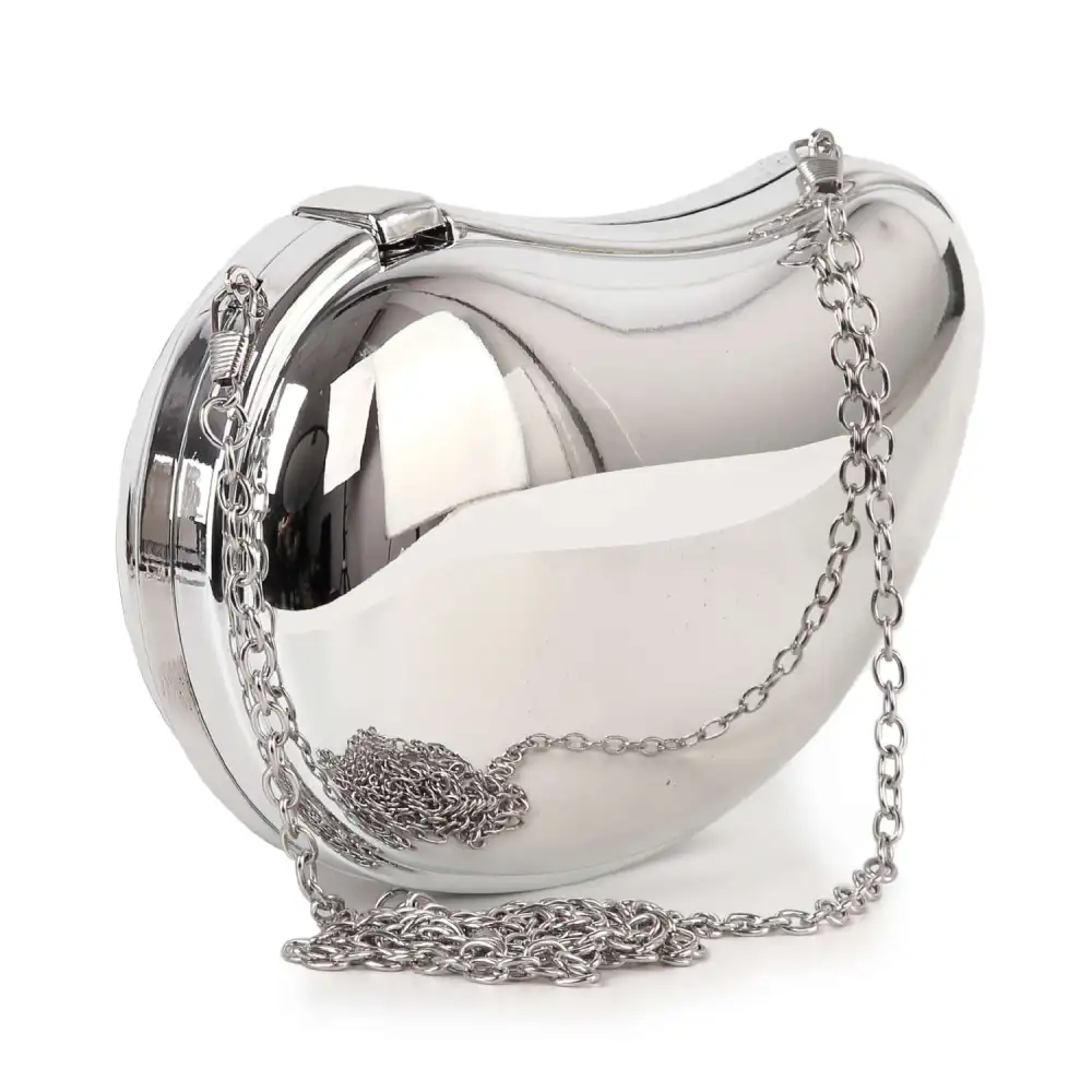 Relaxed Detail Chain Accent Shoulder Bag