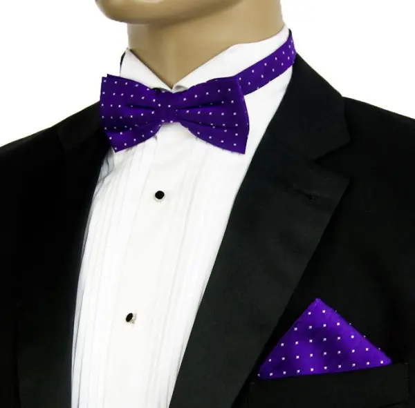 Refined Silk Bow Tie Set