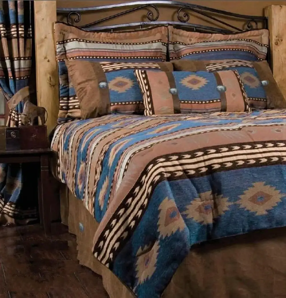Chenille Geometric Comforter Set