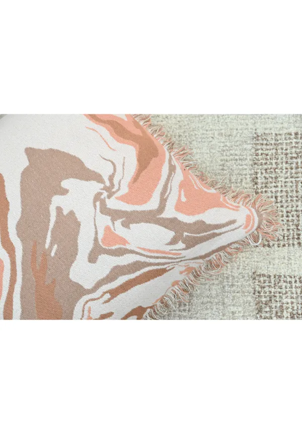 Woven Abstract Textured Decorative Cushion Cover