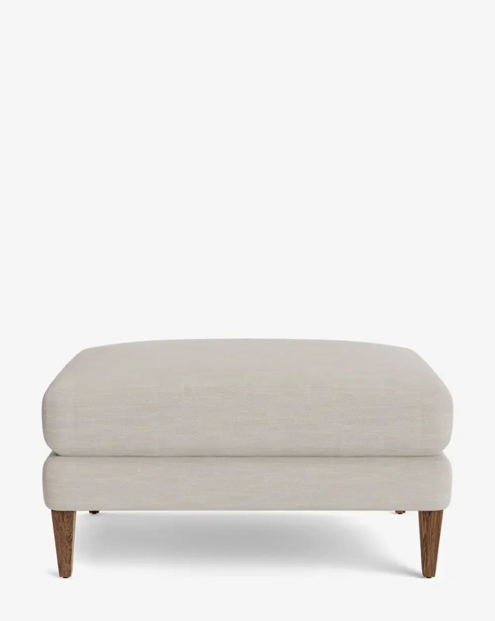Modern Oak Ottoman