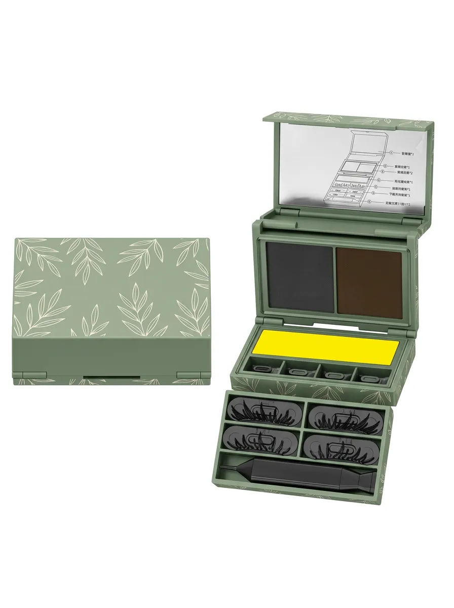 Botanical Leaf Motif Eye Makeup Stamp Set