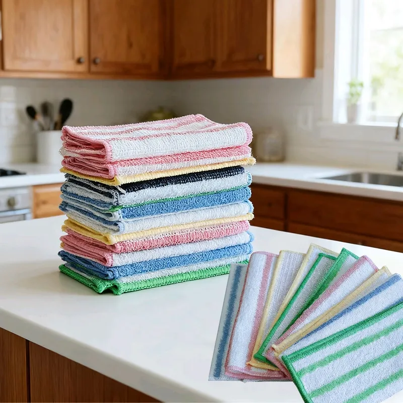 5 Pcs Reusable Dishwashing Cloth