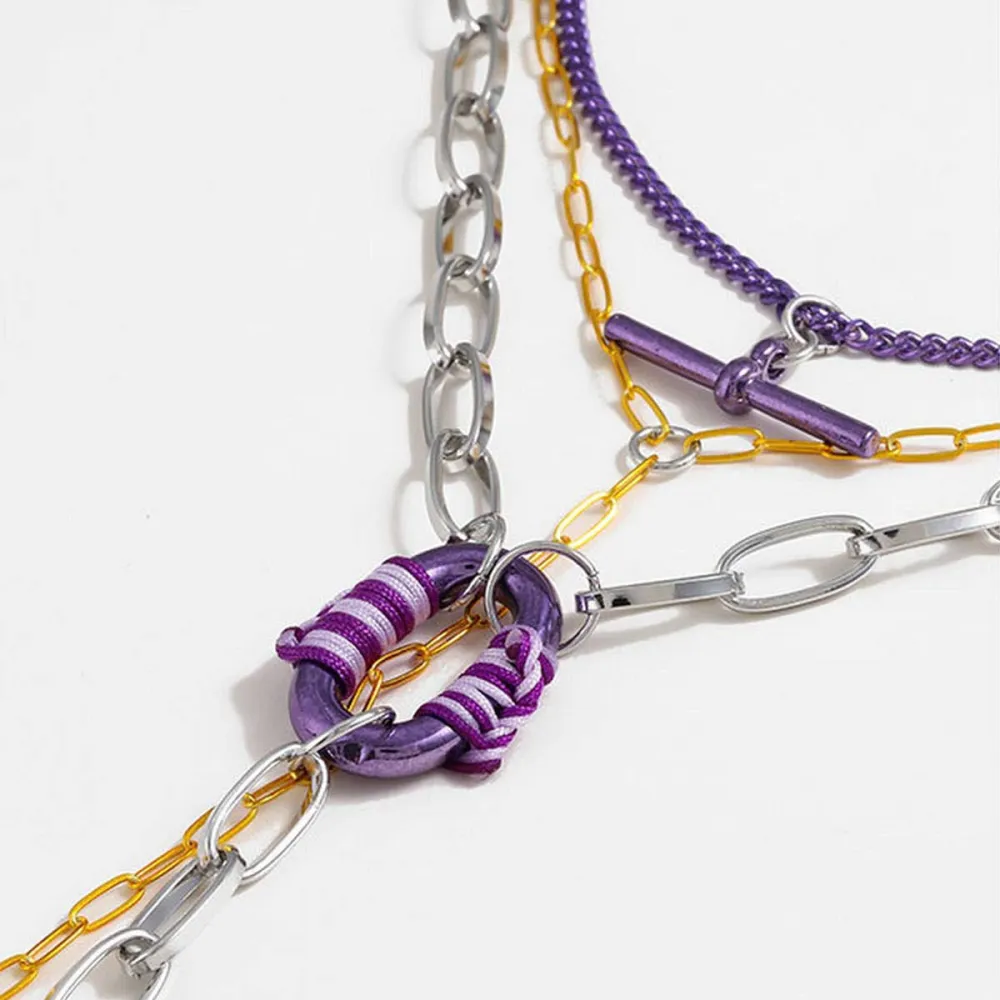 Sculpted Layered Necklace