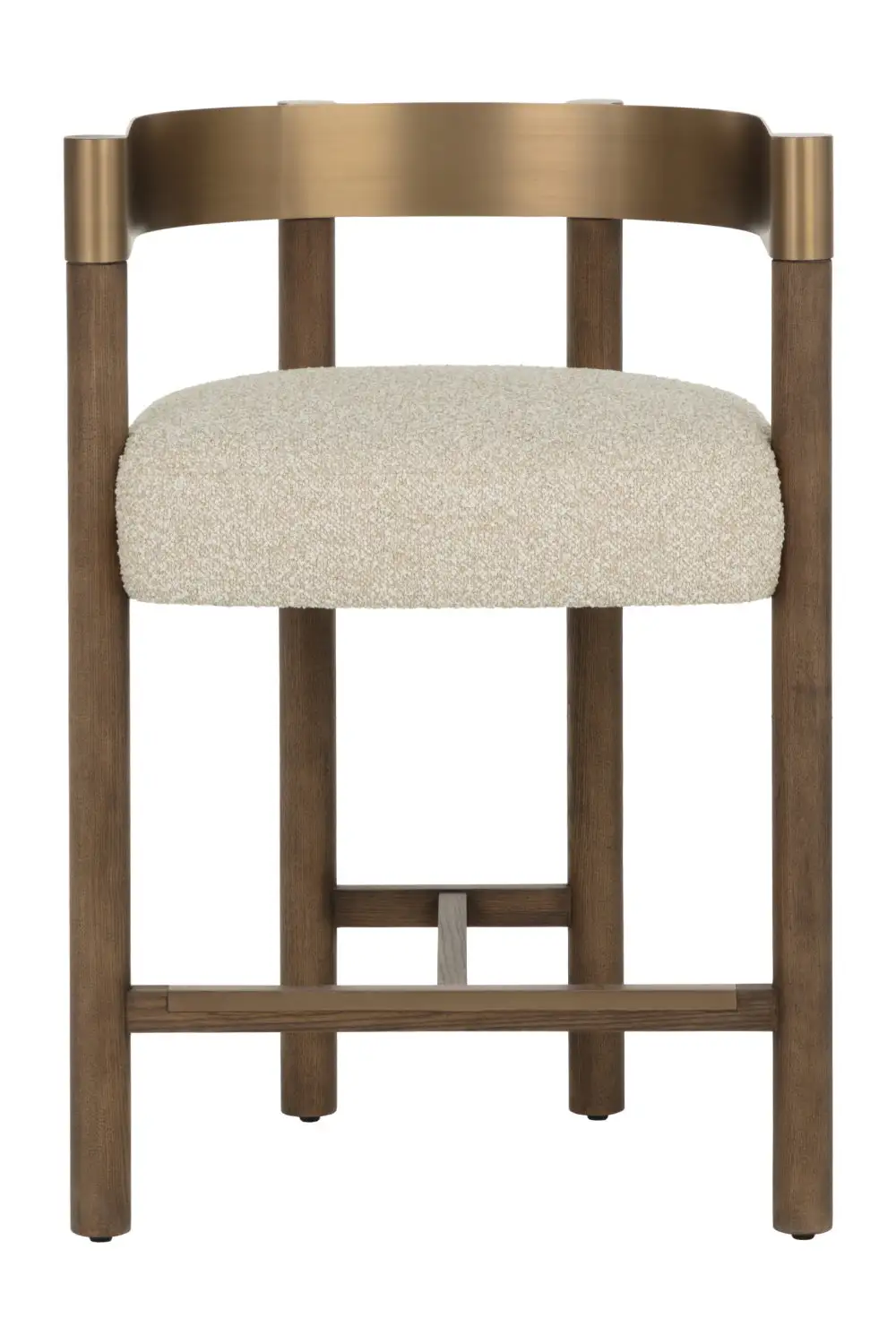 Refined Curved Counter Stool