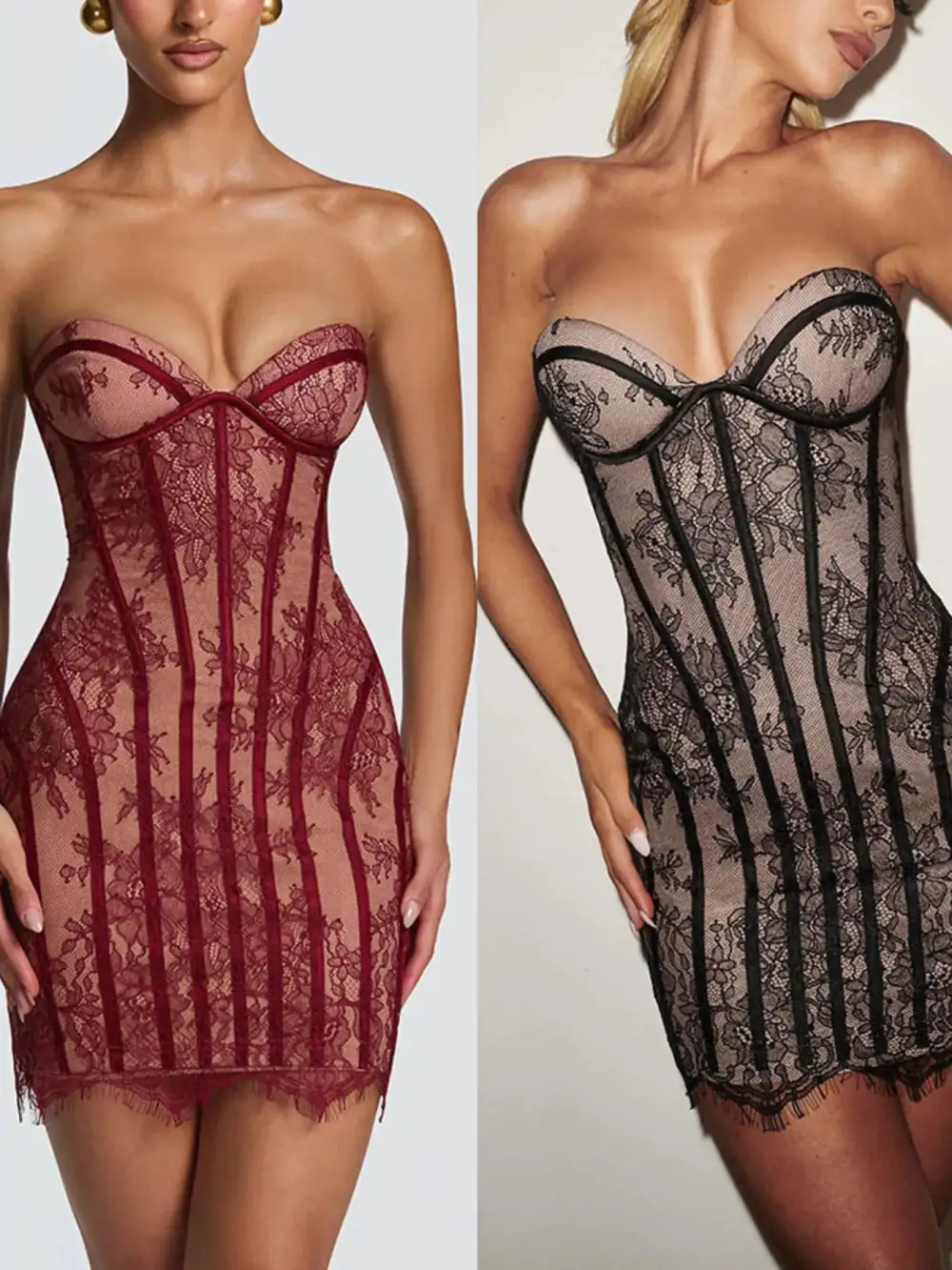 Classic Lace Mini Dress