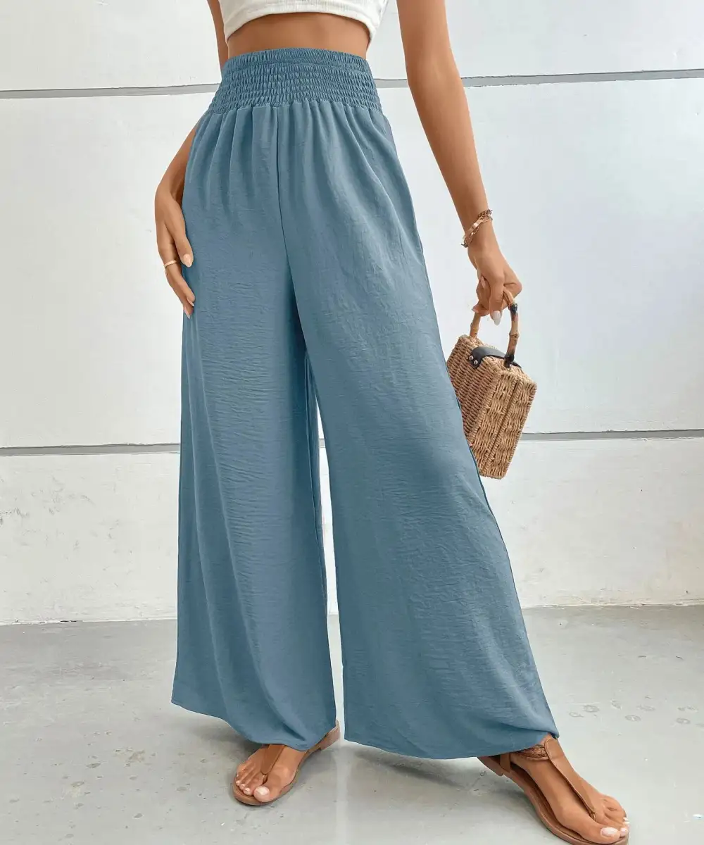 Soft High Waist Wide Leg Pants