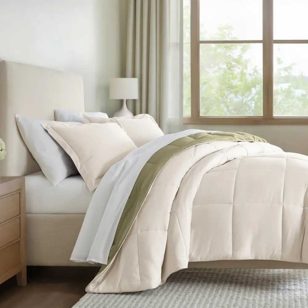 Reversible Down Alternative Comforter Set