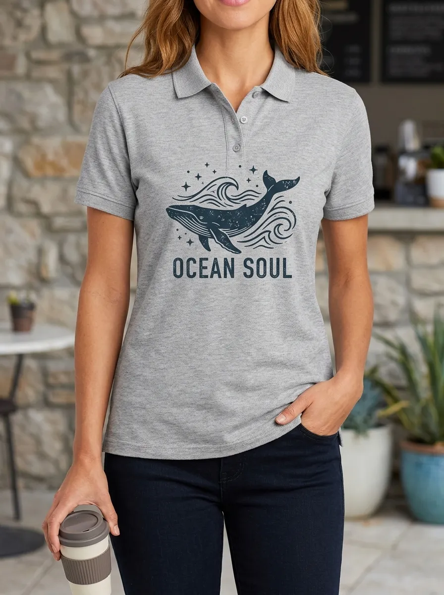 Ocean Soul Whale Casual Shirt