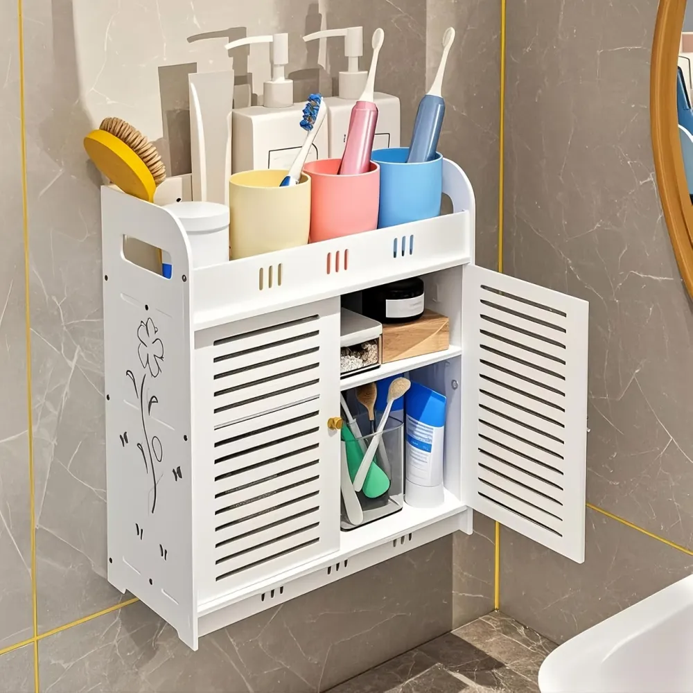 Wall-Mounted Bathroom Storage Cabinet