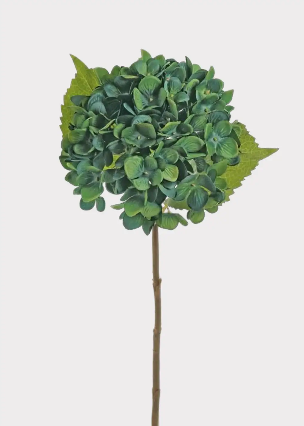 Artificial Emerald Hydrangea Floral Stem
