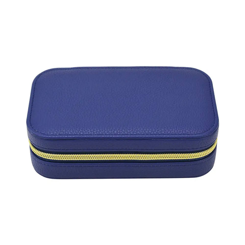 Leah Rectangle Travel Jewelry Box