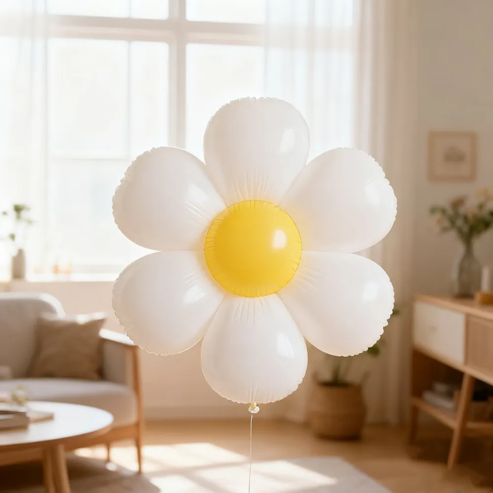15 Pcs Daisy Party Balloons