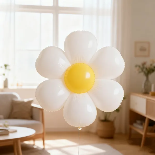 15 Pcs Daisy Party Balloons
