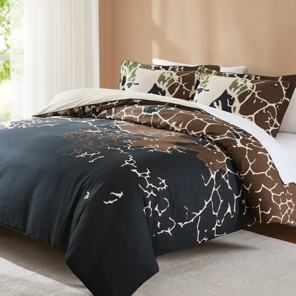 Linen Modern Duvet Cover Bedding Set
