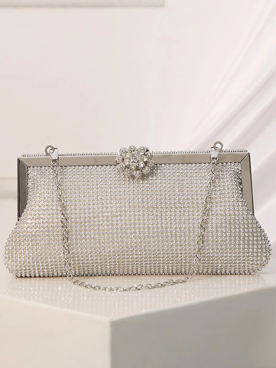 Everly Snap-On Rhinestone Bag