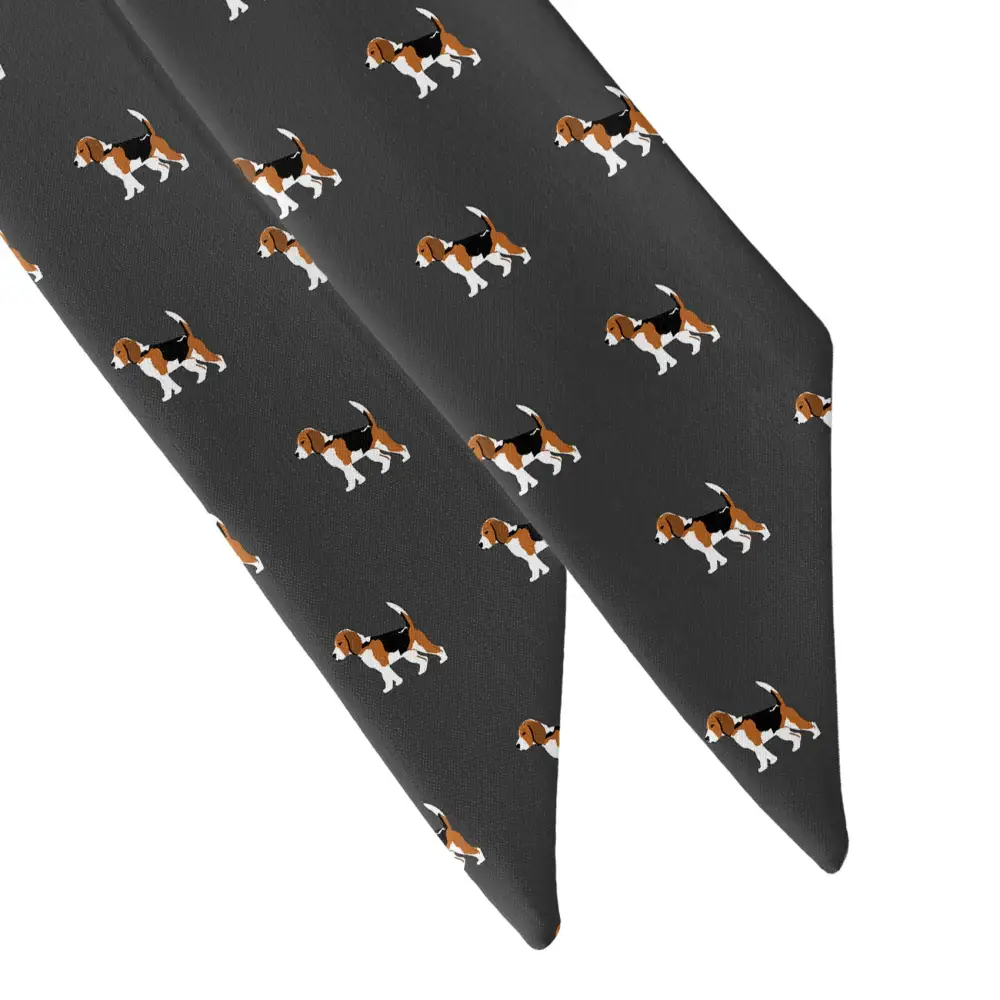 Beagle Motif Hair Scarf