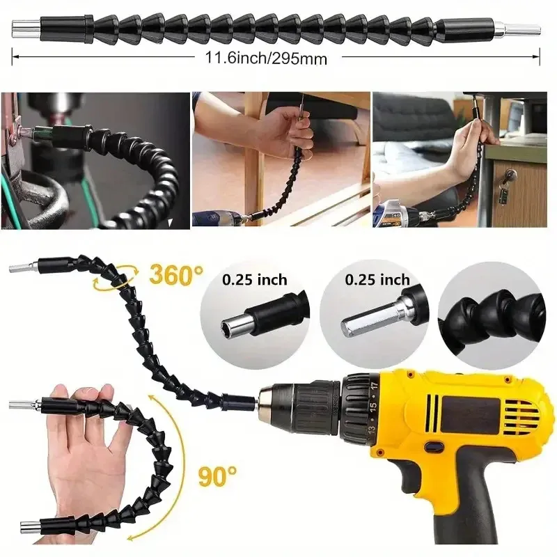 Flexible Extension Hex Shank Drill