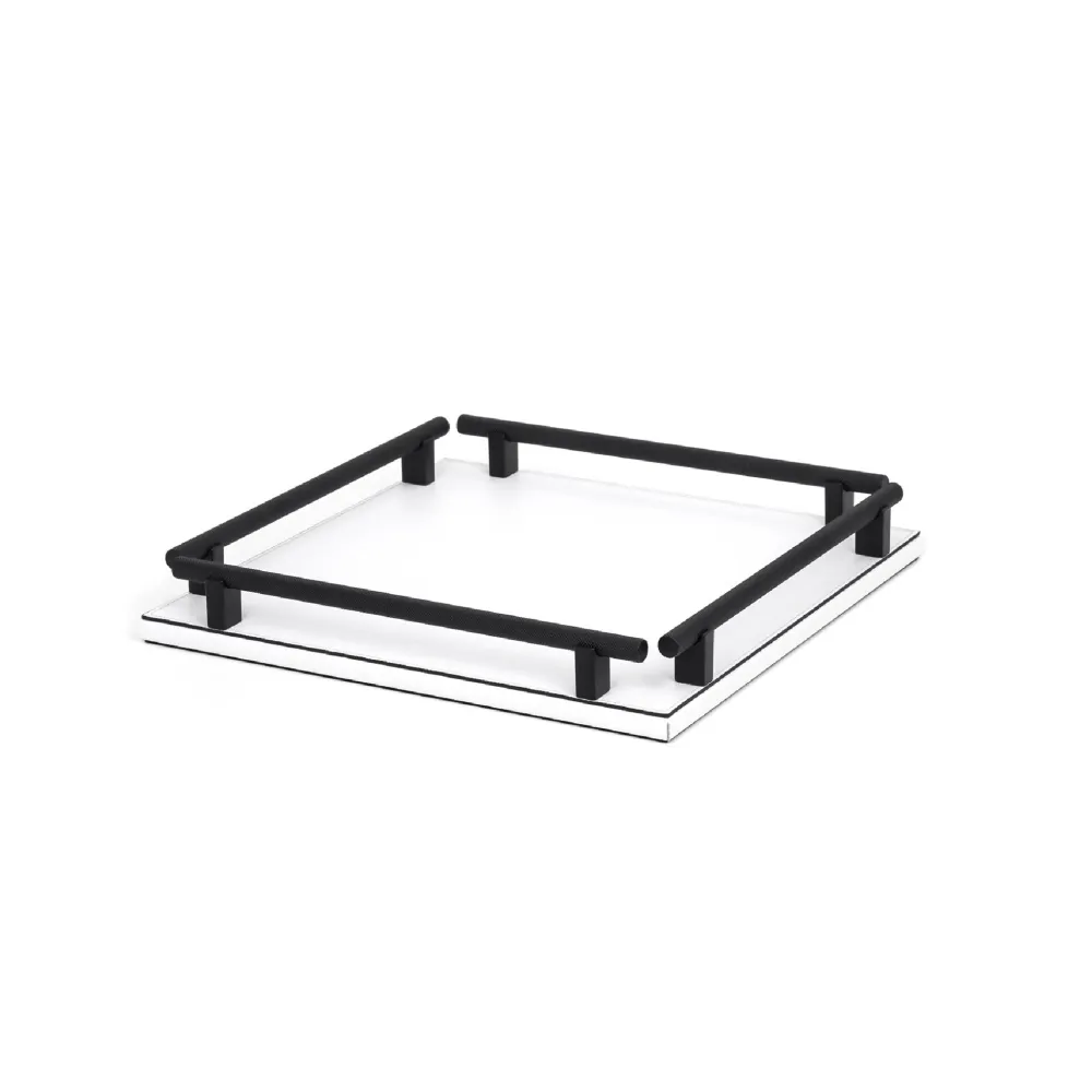 Square Leather Tray