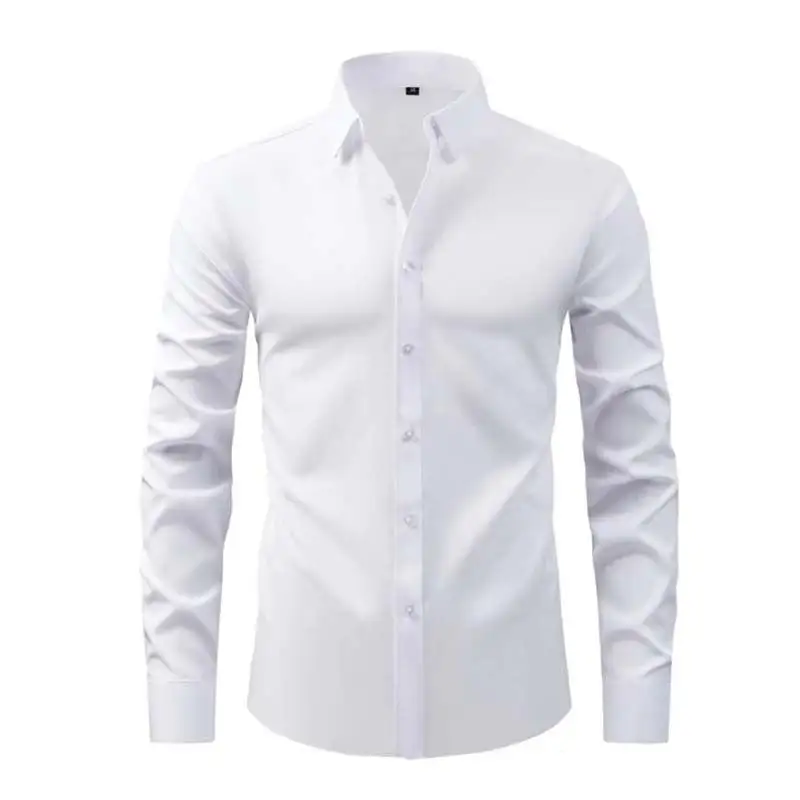 Men's Long-sleeved Shirt With Innovative Cut And Modern Design