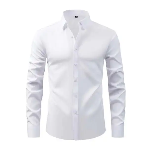 Men's Long-sleeved Shirt With Innovative Cut And Modern Design