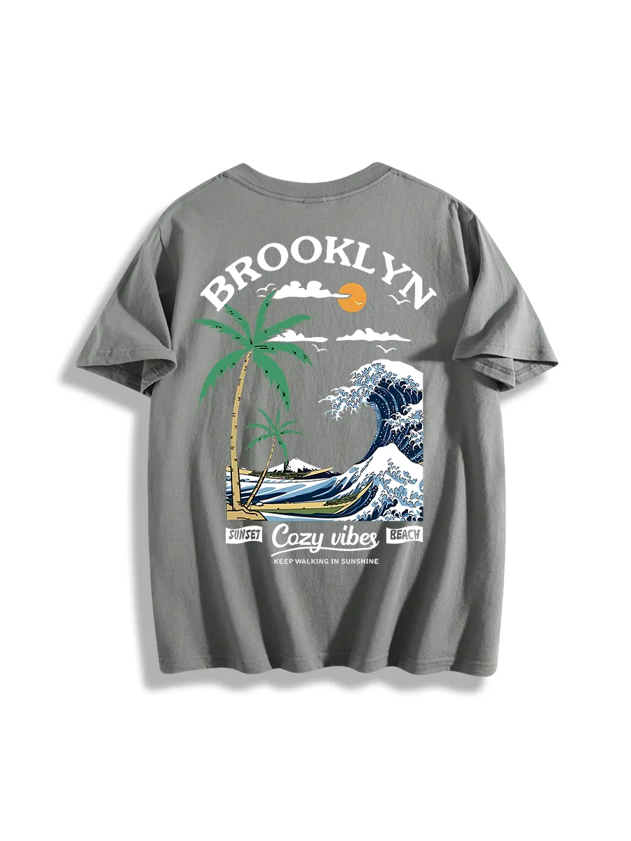 Coastal Brooklyn Inspired Graphic T-Shirt