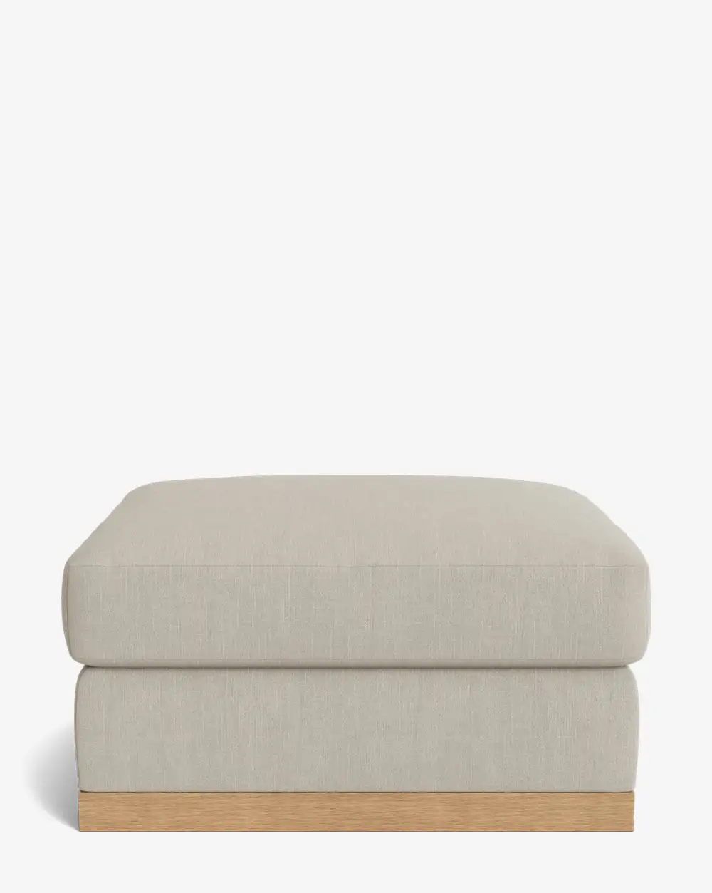 Modular Velvet Ottoman