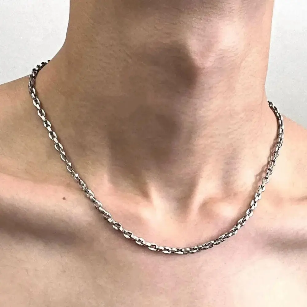 Coffee Bean Pendant Necklace