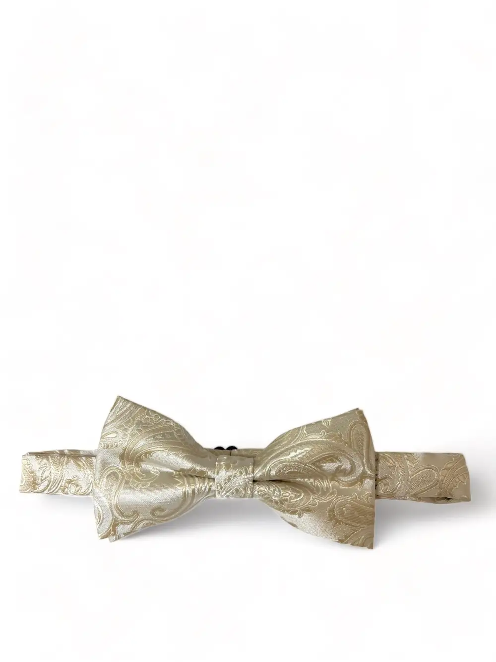 Understated Paisley Polyester Bow Tie