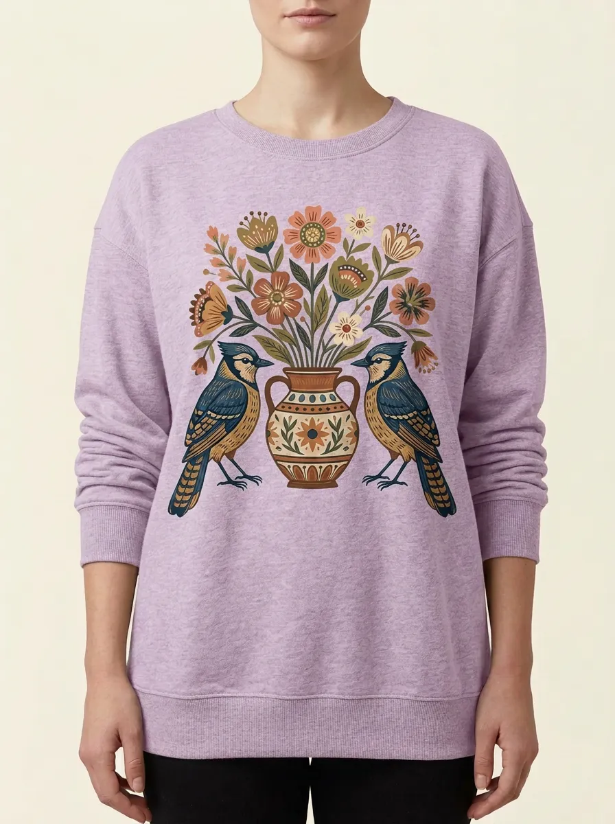 Floral Vase Sweatshirt
