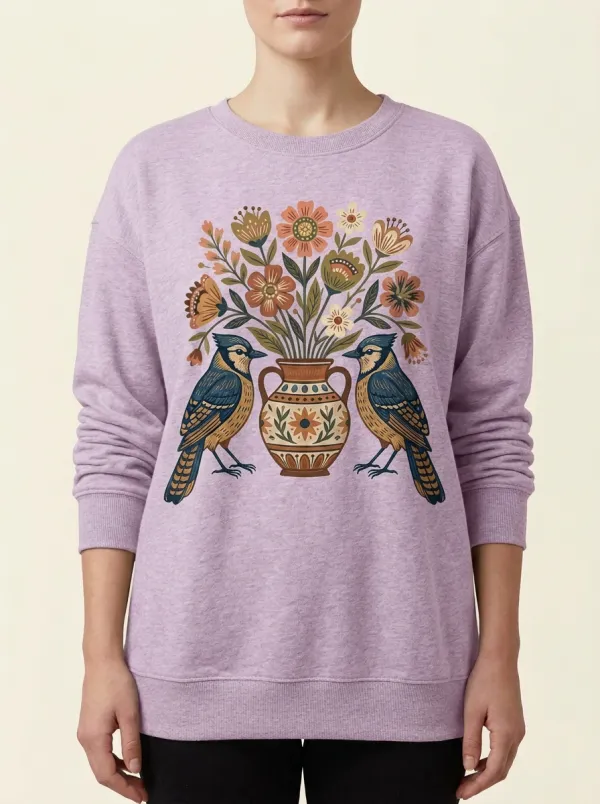 Floral Vase Sweatshirt